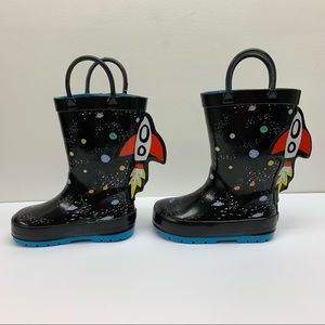 Rocket Space Rain Boots - Size 5 - NEW